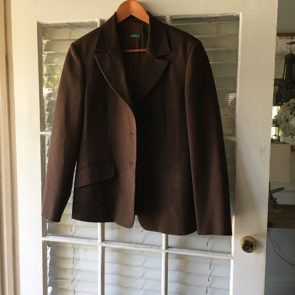 Benetton brown blazer
